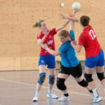 Dames 1 HVB Handbalvereniging Bommelerwaard wedstrijd 2