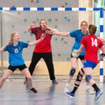 Dames 1 HVB Handbalvereniging Bommelerwaard wedstrijd 3
